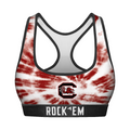 Women's Sports Bra - South Carolina Gamecocks - Team Tie Dye