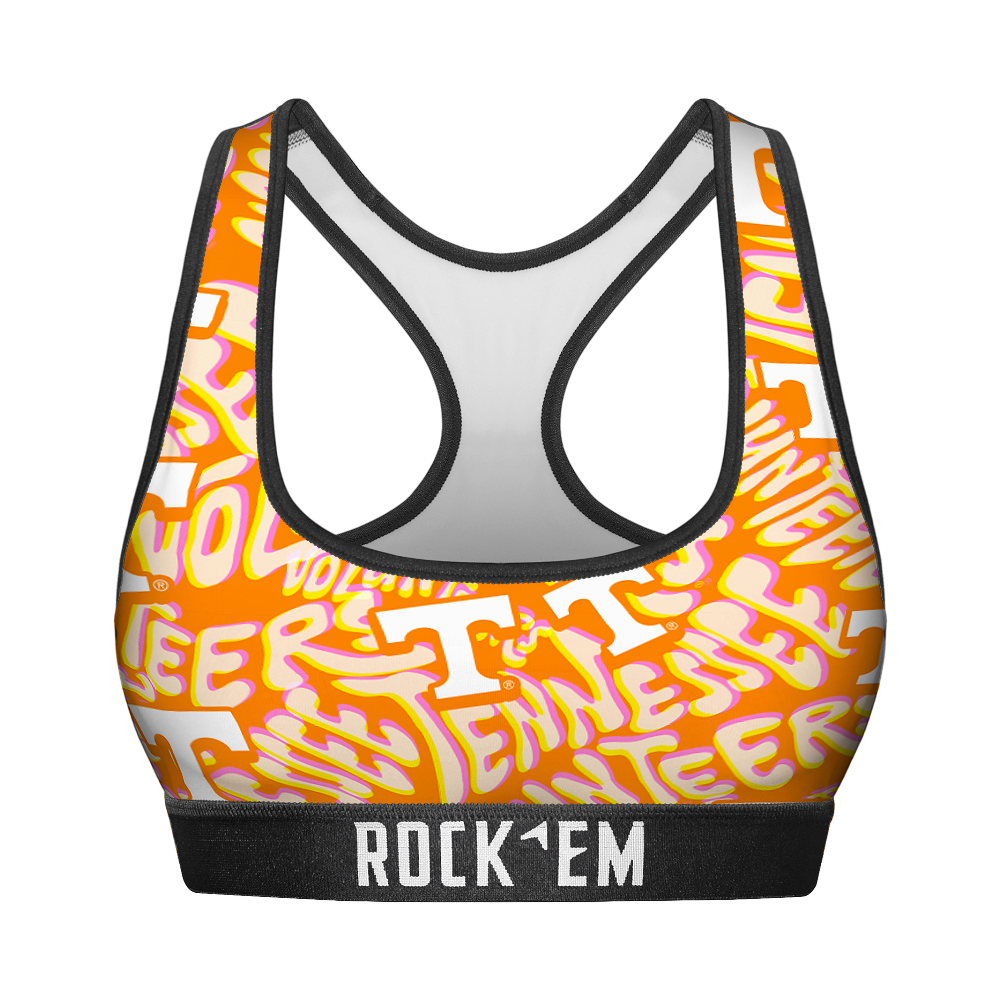 Women's Sports Bra - Tennessee Volunteers - Twisted Wordmark