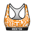 Women's Sports Bra - Tennessee Volunteers - Wavy Checkers