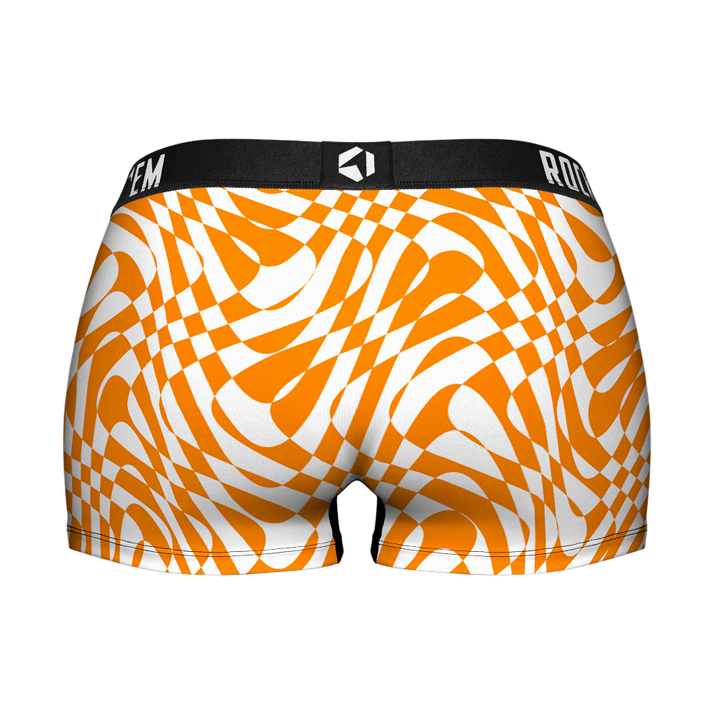 Women's Boy Shorts - Tennessee Volunteers - Wavy Checkers