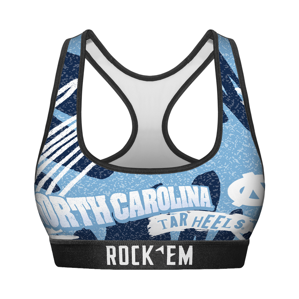 Women's Sports Bra - North Carolina Tar Heels - Team Blast