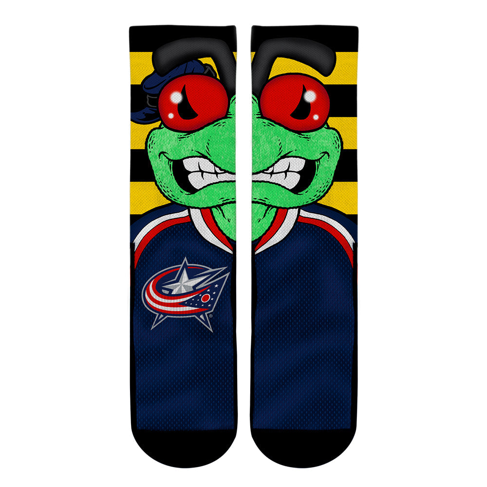 Columbus Blue Jackets - Split Face Mascot