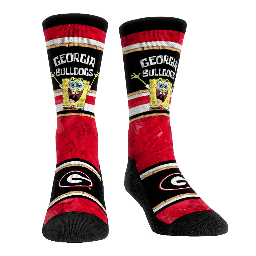 Georgia Bulldogs - SpongeBob SquarePants Tiki Stripe