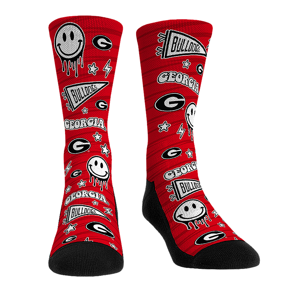 Georgia Bulldogs - Smiley Stickers