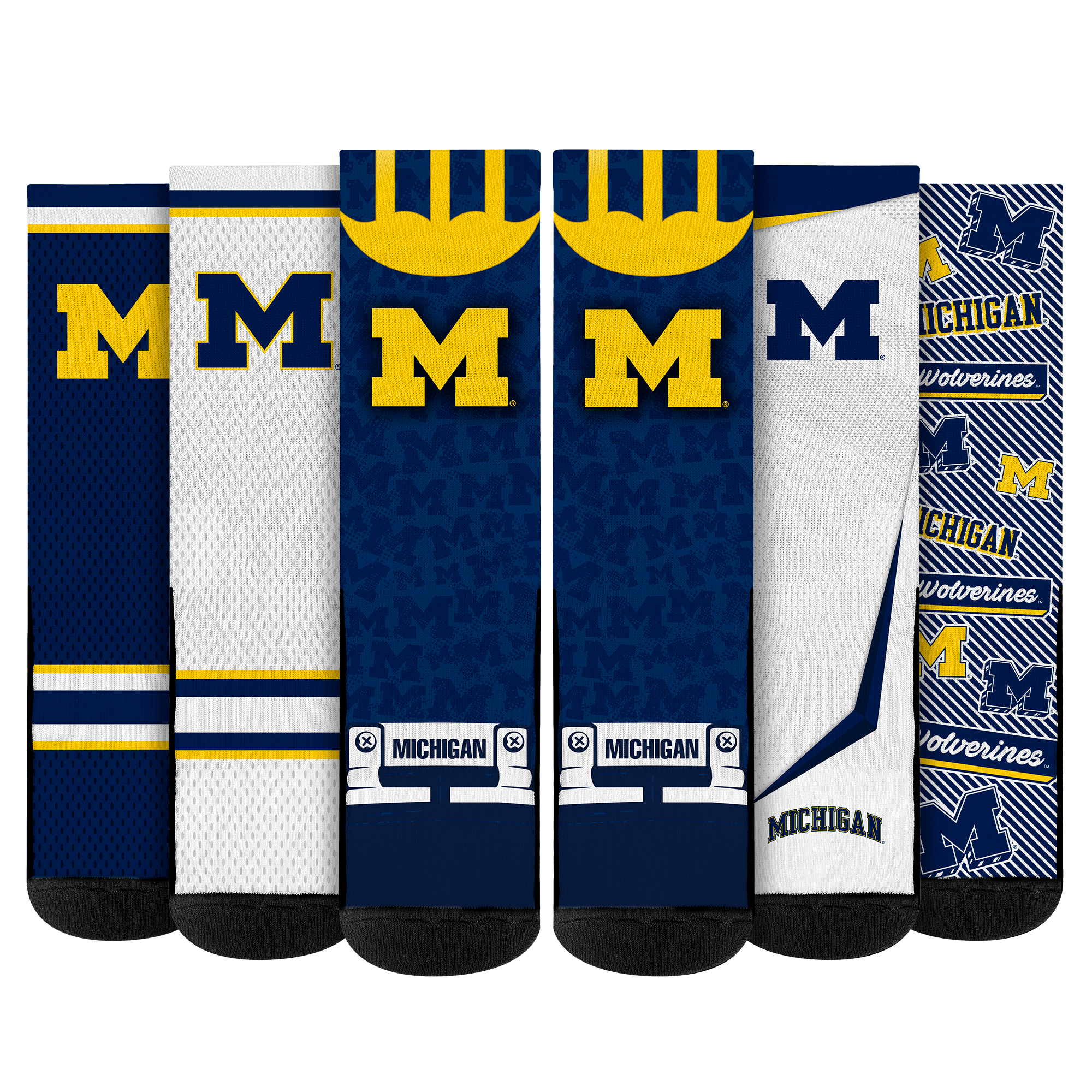 Michigan Wolverines - Super Fan Bundle 5-Pack