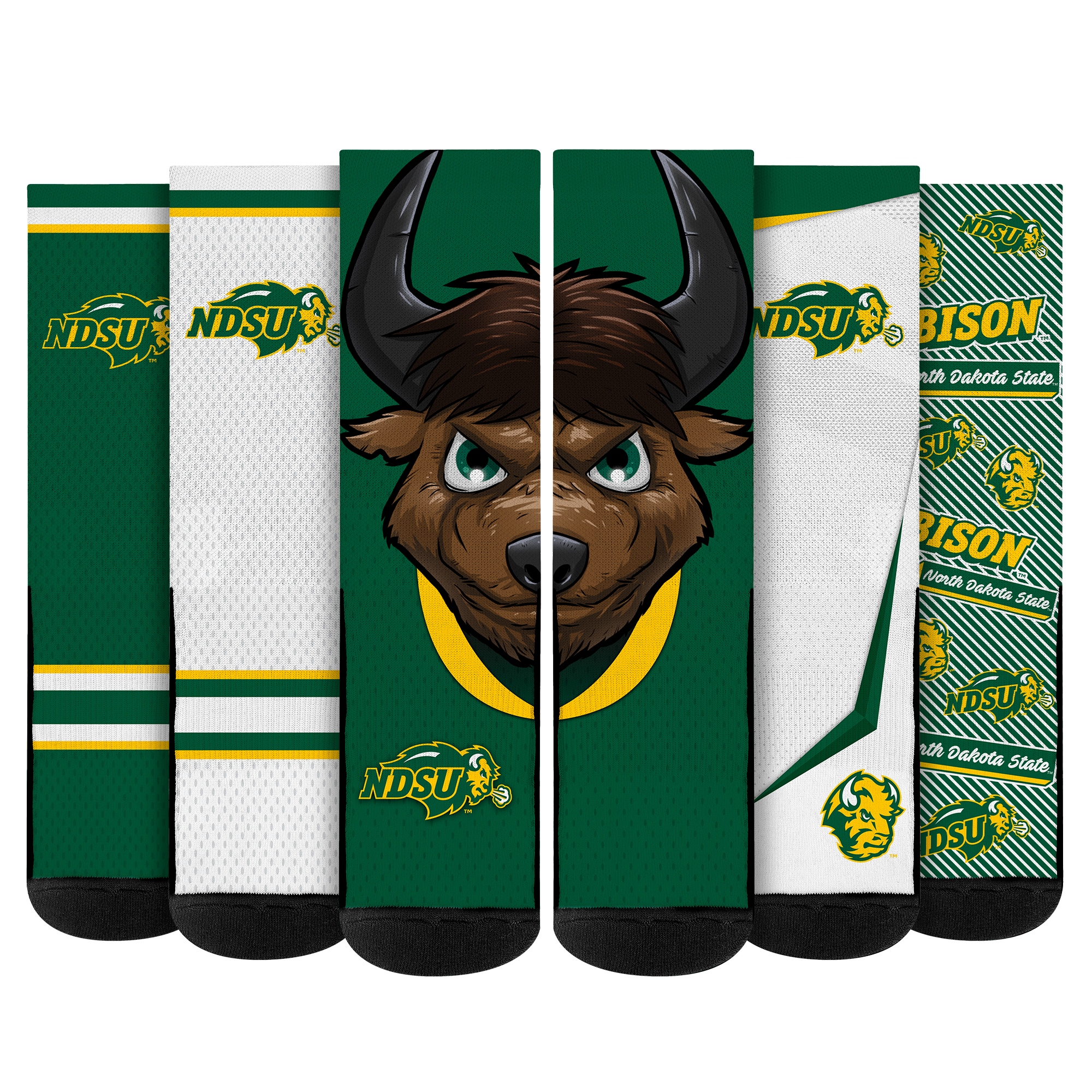 North Dakota State Bison - Super Fan Bundle 5-Pack