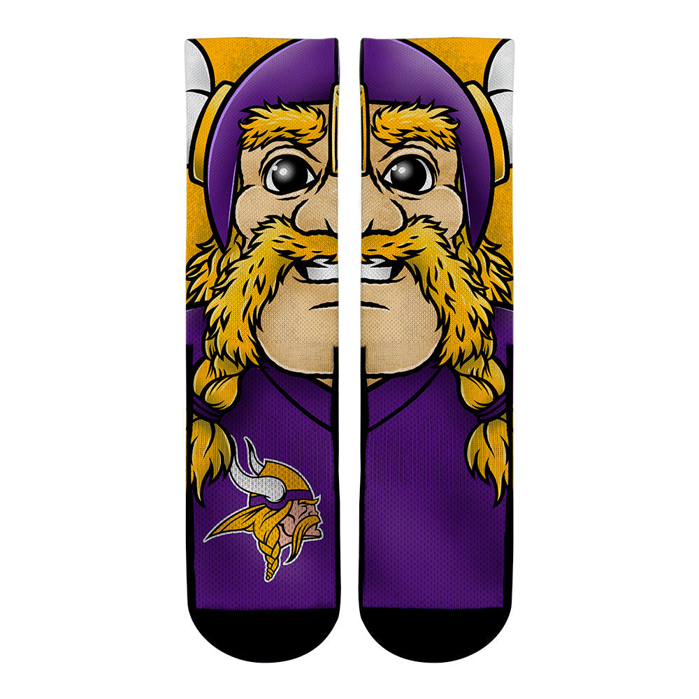 Minnesota Vikings - Split Face Mascot