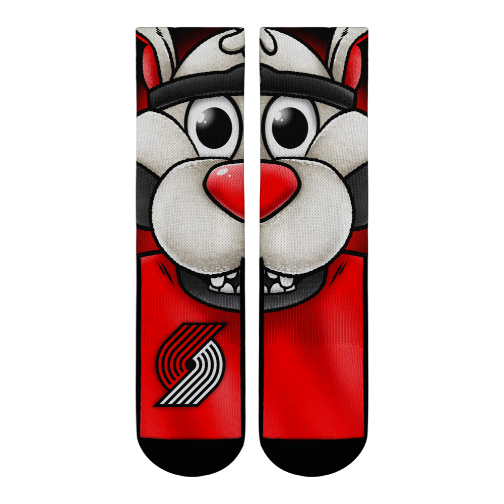Portland Trail Blazers - Split Face Mascot