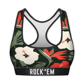 Women's Sports Bra - Paradise Palm