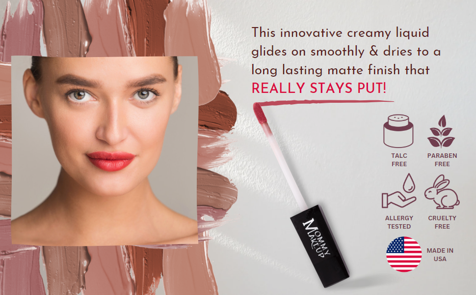Sienna Stay Put Matte Lip Cream | Stunning Kiss-Proof Lipstick
