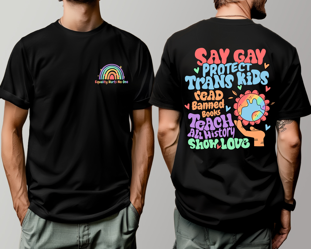 Equality Hurts No One Shirt | LGBTQ Pride Activist Tee
