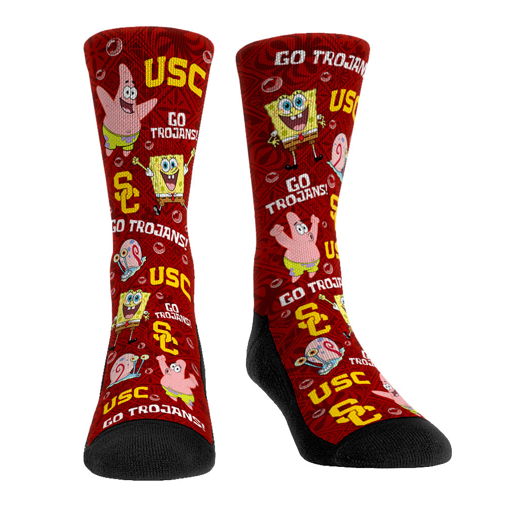 USC Trojans - SpongeBob SquarePants Characters All-Over