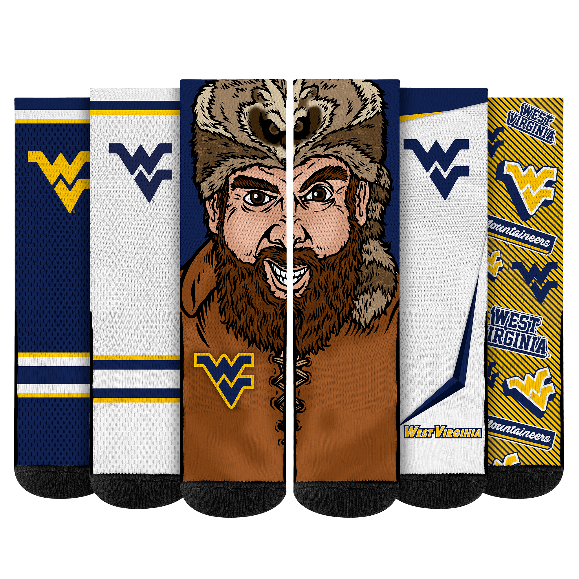 West Virginia Mountaineers - Super Fan Bundle 5-Pack