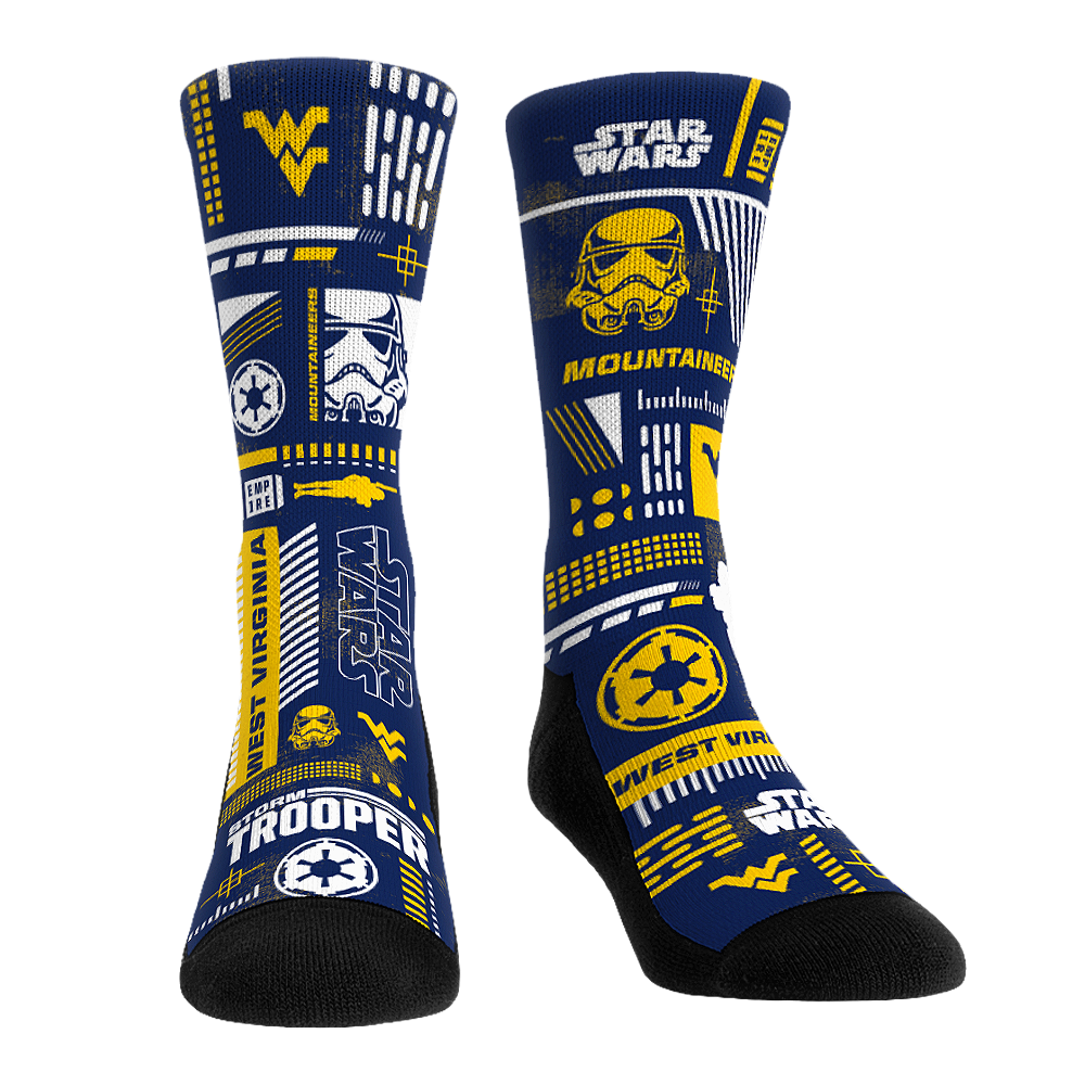 West Virginia Mountaineers - Star Wars - Stormtrooper Pattern
