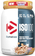 Dymatize ISO100 Whey Protein Powder Isolate, Gourmet Vanilla, 25G of Protein, 5.5G Bcaas, Less than 120 Cal., Gluten Free, 1G Fat, 1G Sugar, 2G Carb (20 Servings)