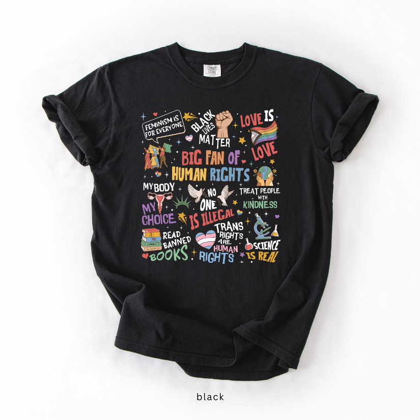 Big Fan of Human Rights Shirt