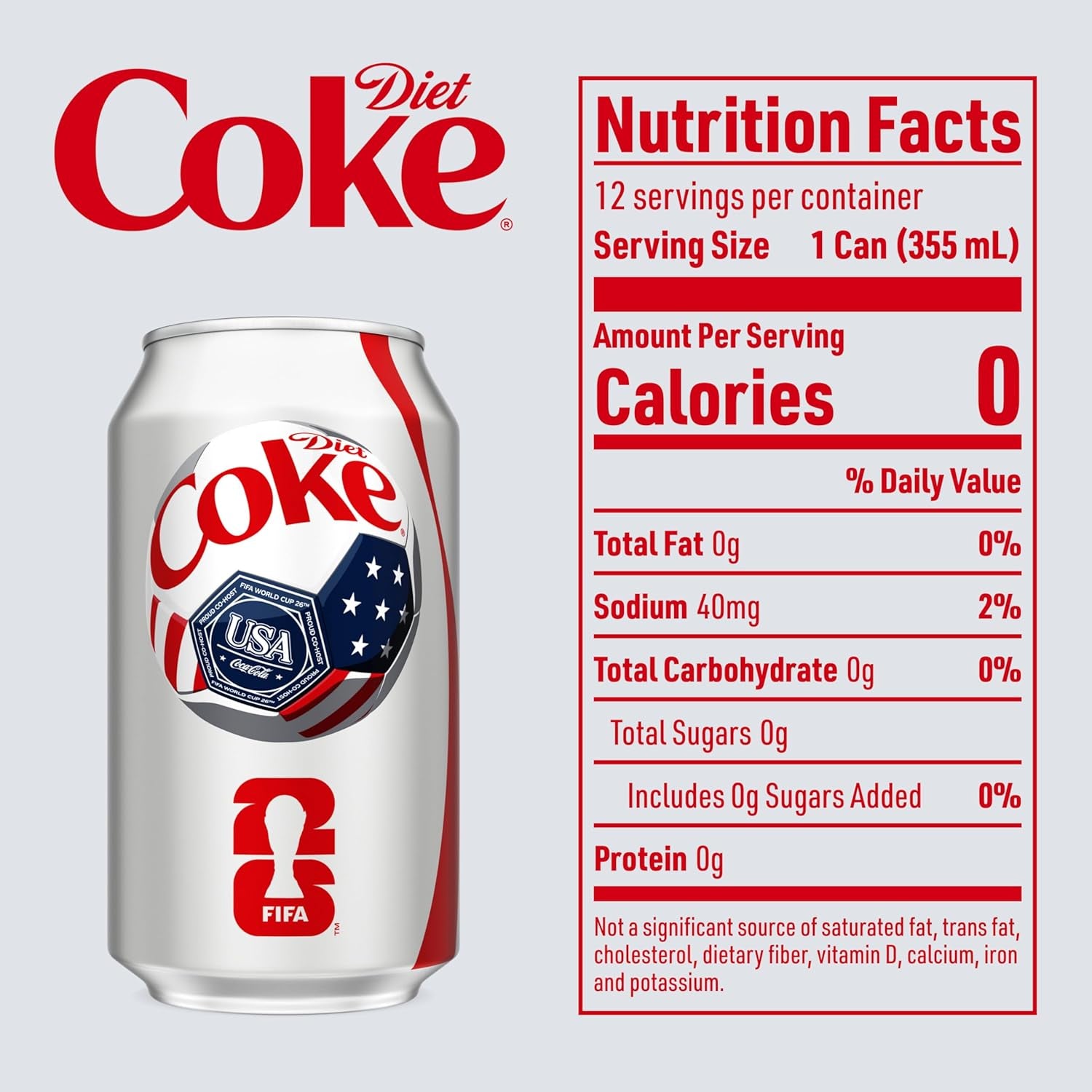 Diet Coke Soda Soft Drink Cans, 12 Fl Oz, 12 Pack