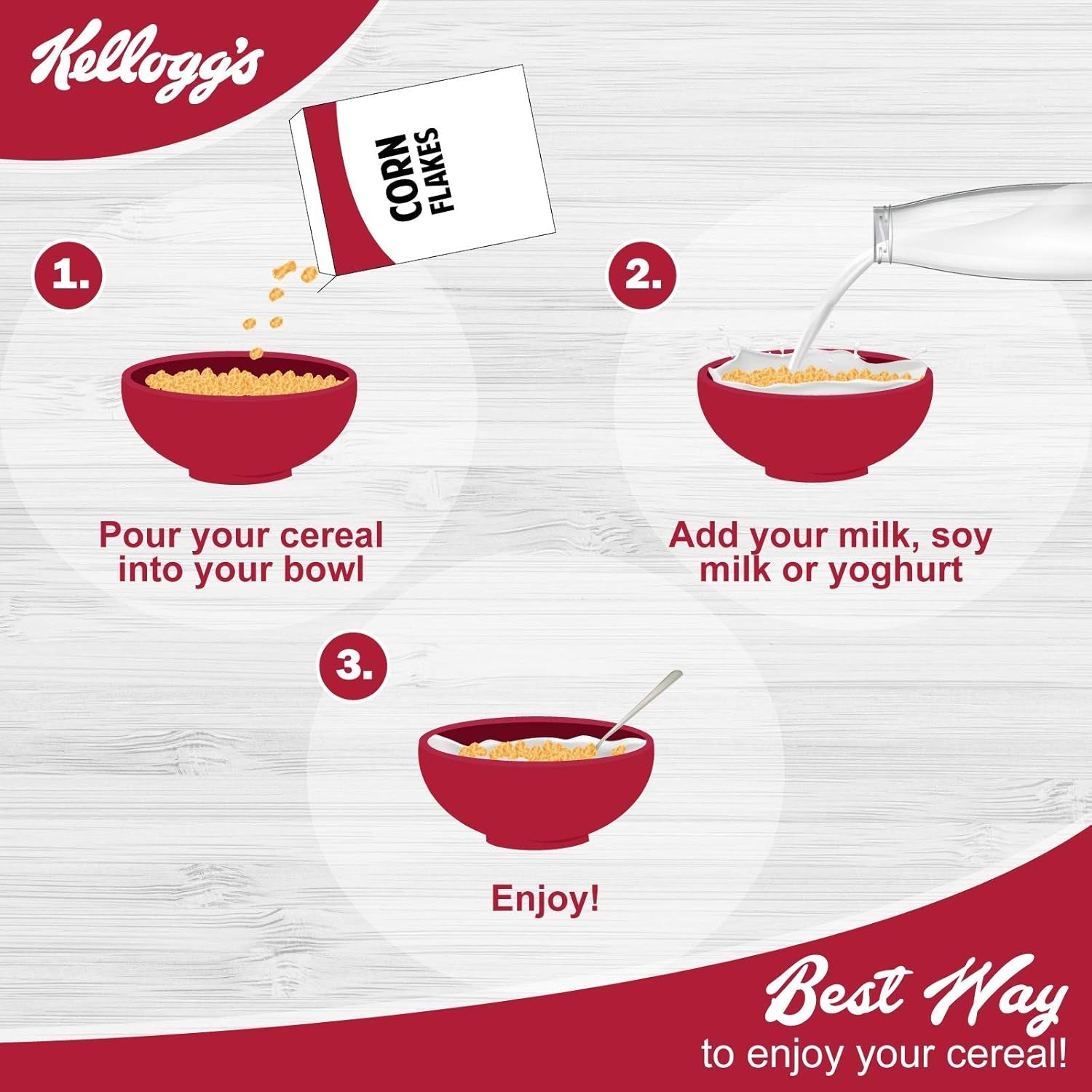 Kellogg'S Cold Breakfast Cereal, Single Serve, Variety Pack, 10.94Oz Tray (10 Boxes)