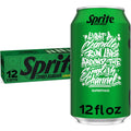 Sprite Lemon-Lime Caffeine Free Soda Soft Drink Fridge Pack Cans, 12 Fl Oz, 12 Pack