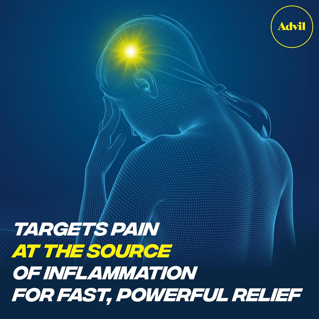 Advil Pain Reliever and Fever Reducer, Ibuprofen 200Mg for Pain Relief - 300 Count, Advil PM Pain Reliever and Nighttime Sleep Aid, Ibuprofen for Pain Relief and Diphenhydramine Citrate - 2 Count
