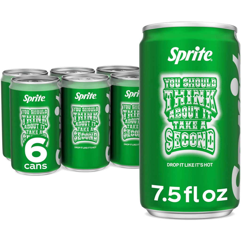 Sprite Lemon-Lime Caffeine Free Soda Soft Drink Fridge Pack Cans, 12 Fl Oz, 12 Pack