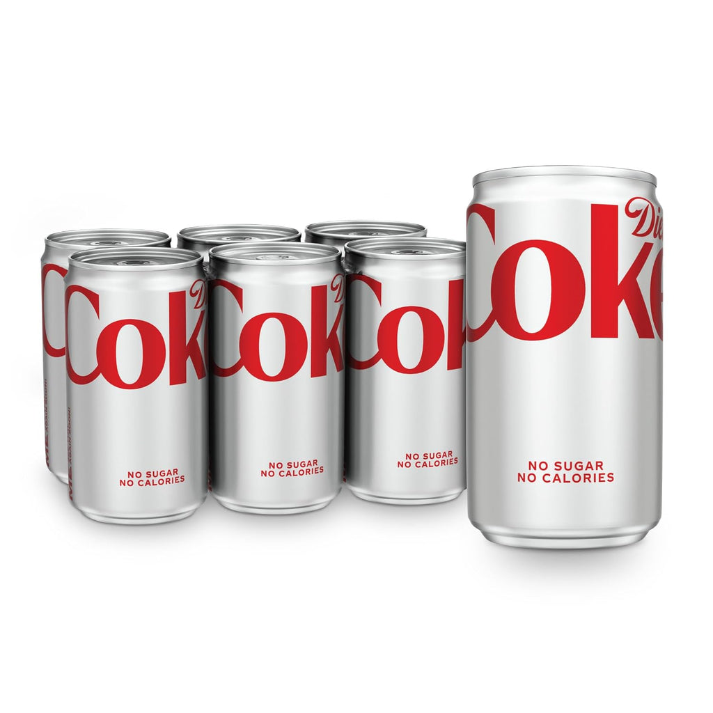 Diet Coke Soda Soft Drink Cans, 12 Fl Oz, 12 Pack