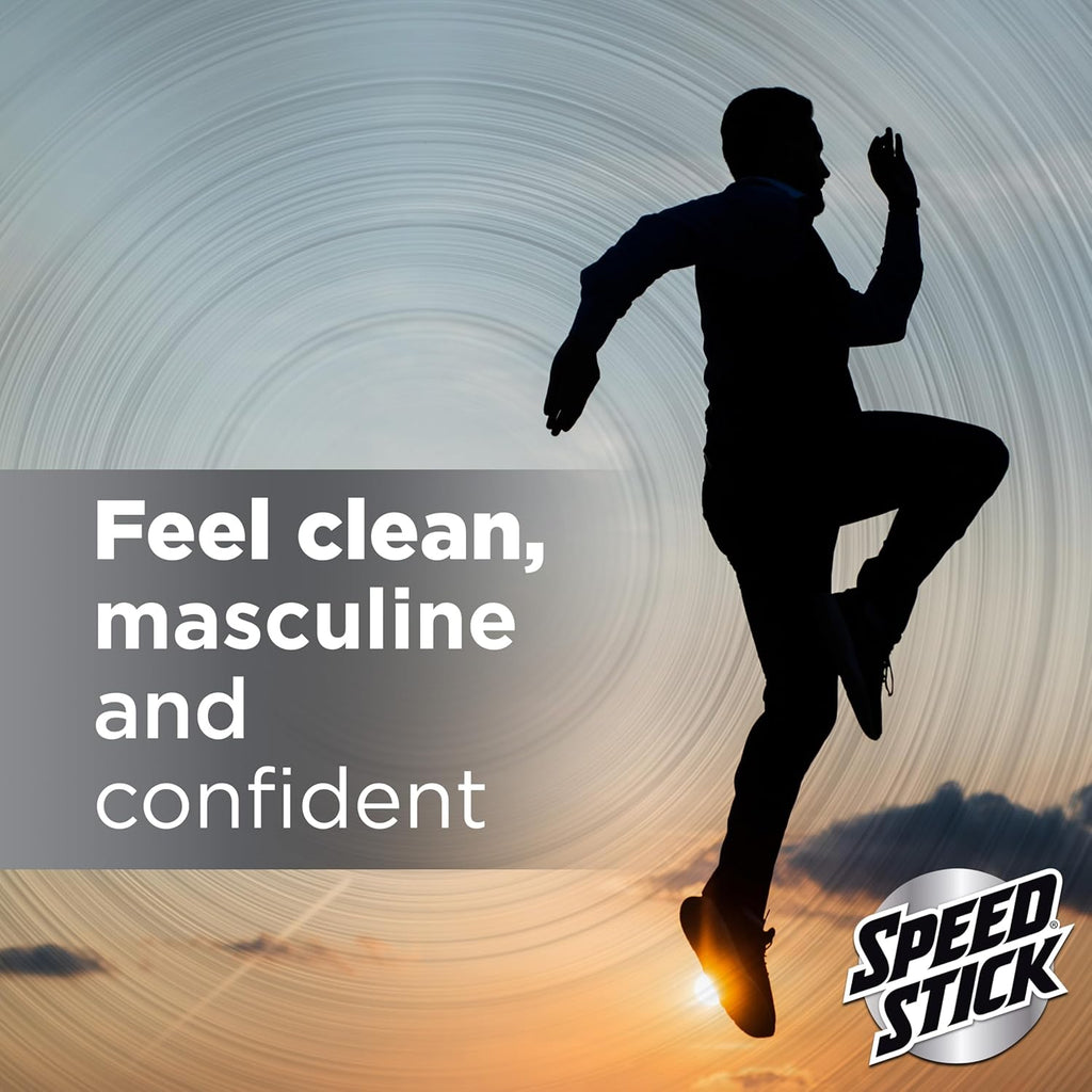 Speed Stick Power Antiperspirant Deodorant for Men, 72 HR Sweat & Odor Protection, Unscented, 3.0 Oz Stick (4 Pack)