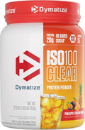 Dymatize ISO100 Whey Protein Powder Isolate, Gourmet Vanilla, 25G of Protein, 5.5G Bcaas, Less than 120 Cal., Gluten Free, 1G Fat, 1G Sugar, 2G Carb (20 Servings)