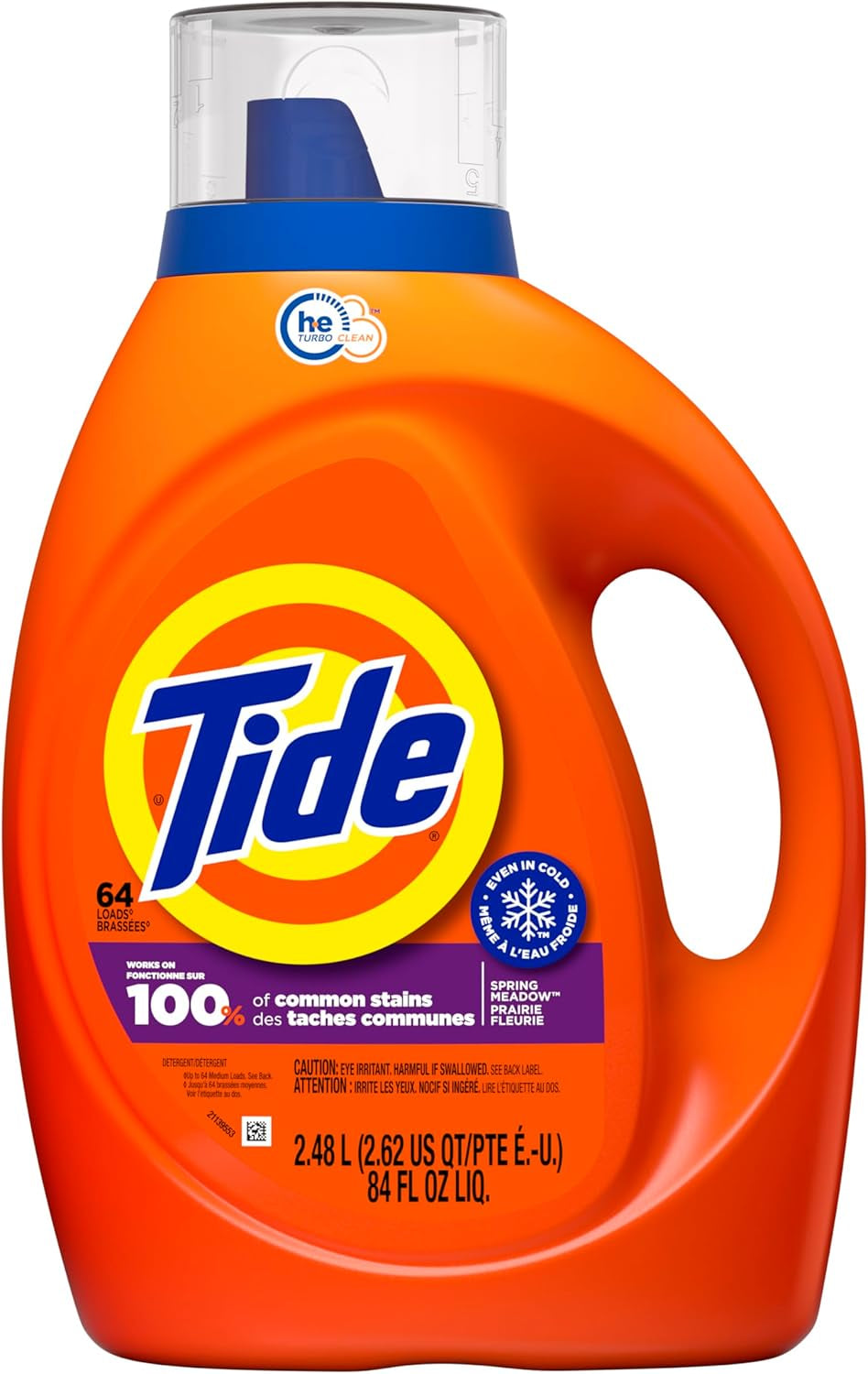 Tide Laundry Detergent Liquid, Original Scent, 64 Loads, 80 FL OZ, Works on 100% of Common Stains, Laundry Soap, Liquid Laundry Detergent