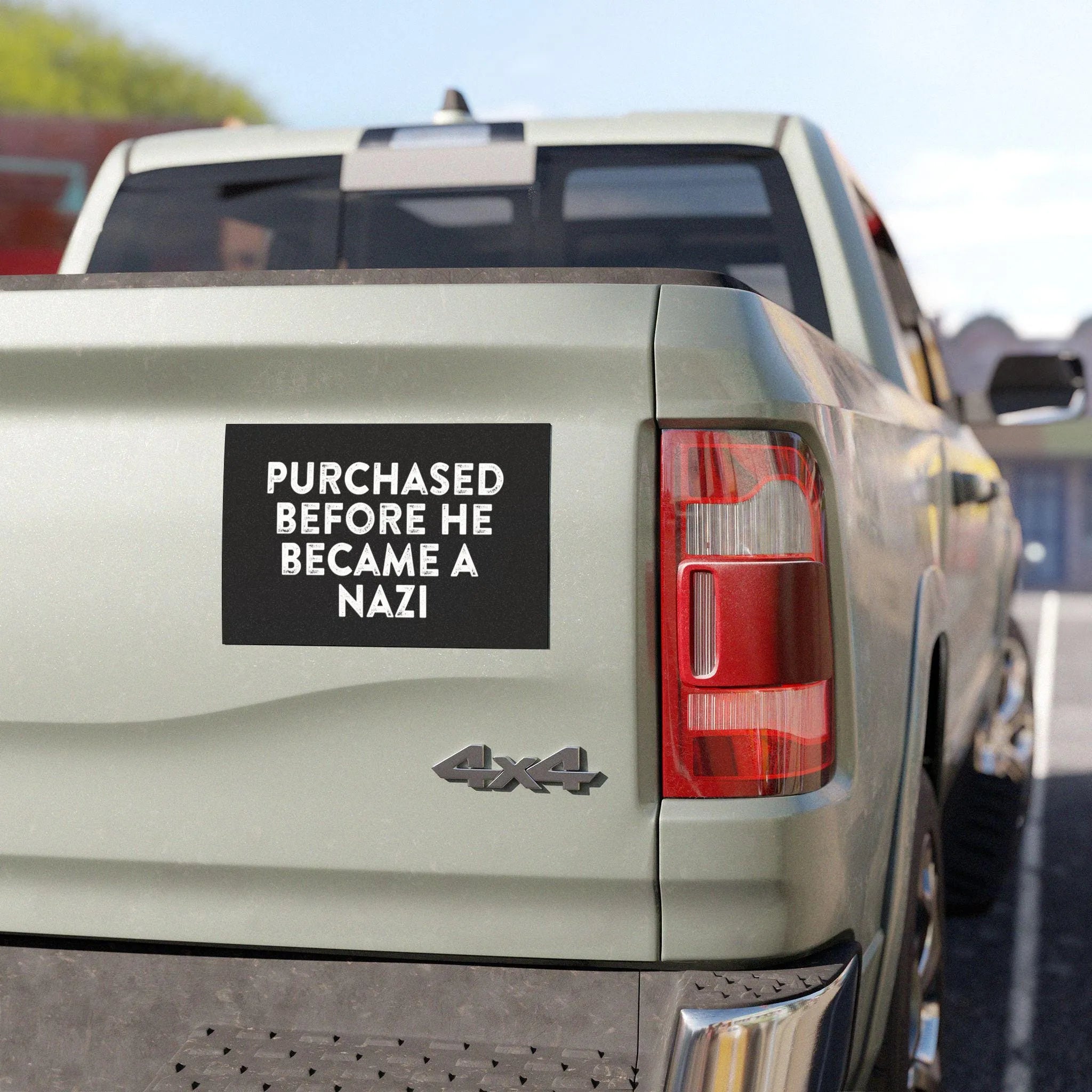 Purchased Before He Became a Nazi Bumper Magnet