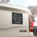 Coexist Magnet – Defend Science, Justice, Equality, Humanity and Choose Kindness Car  Bumper Magnet