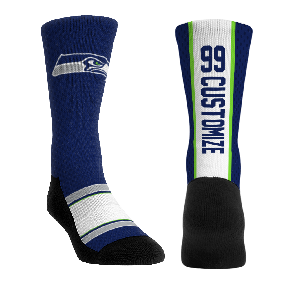 Seattle Seahawks - Custom Jersey (Navy)