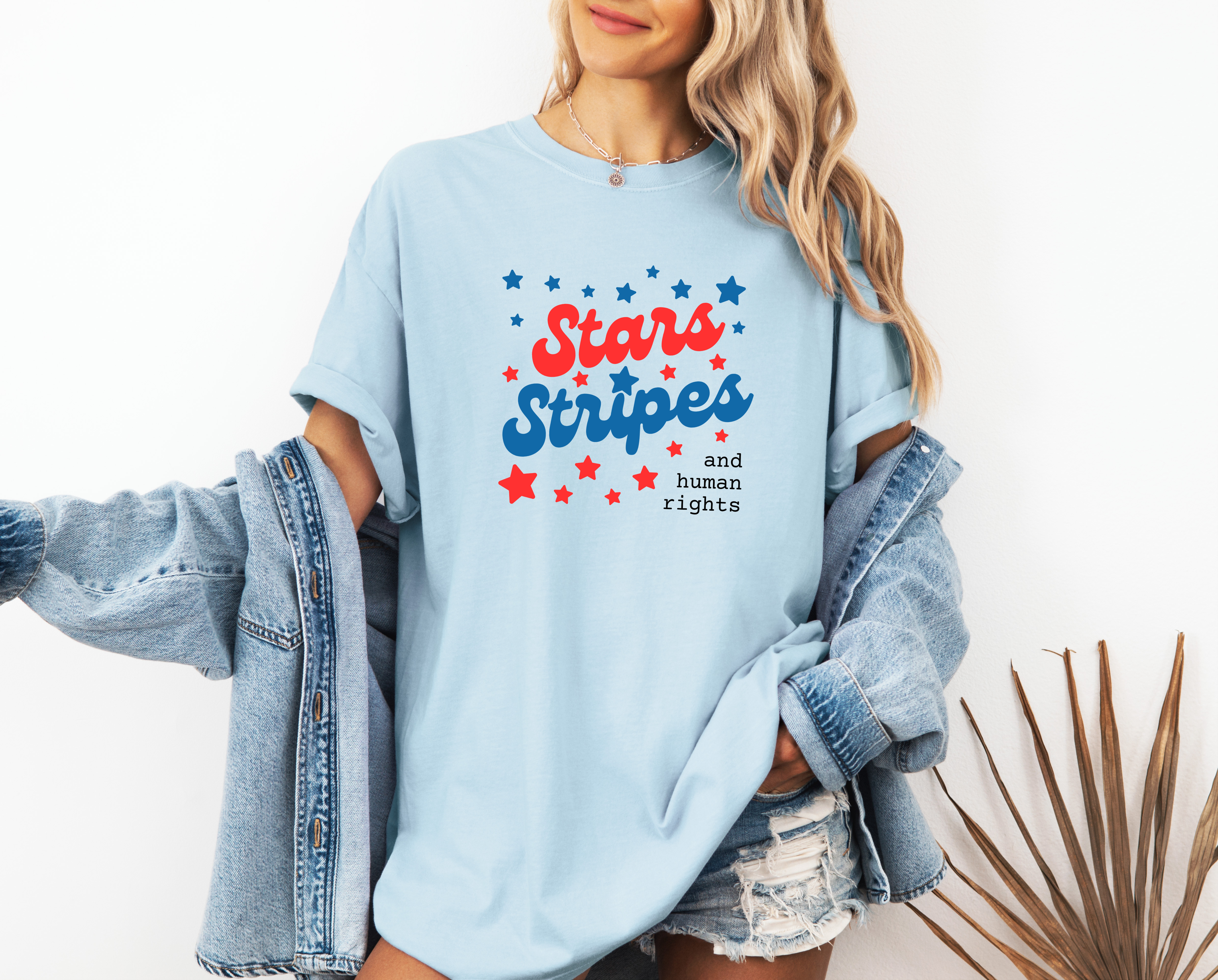Stars Stripes and Human Rights Shirt